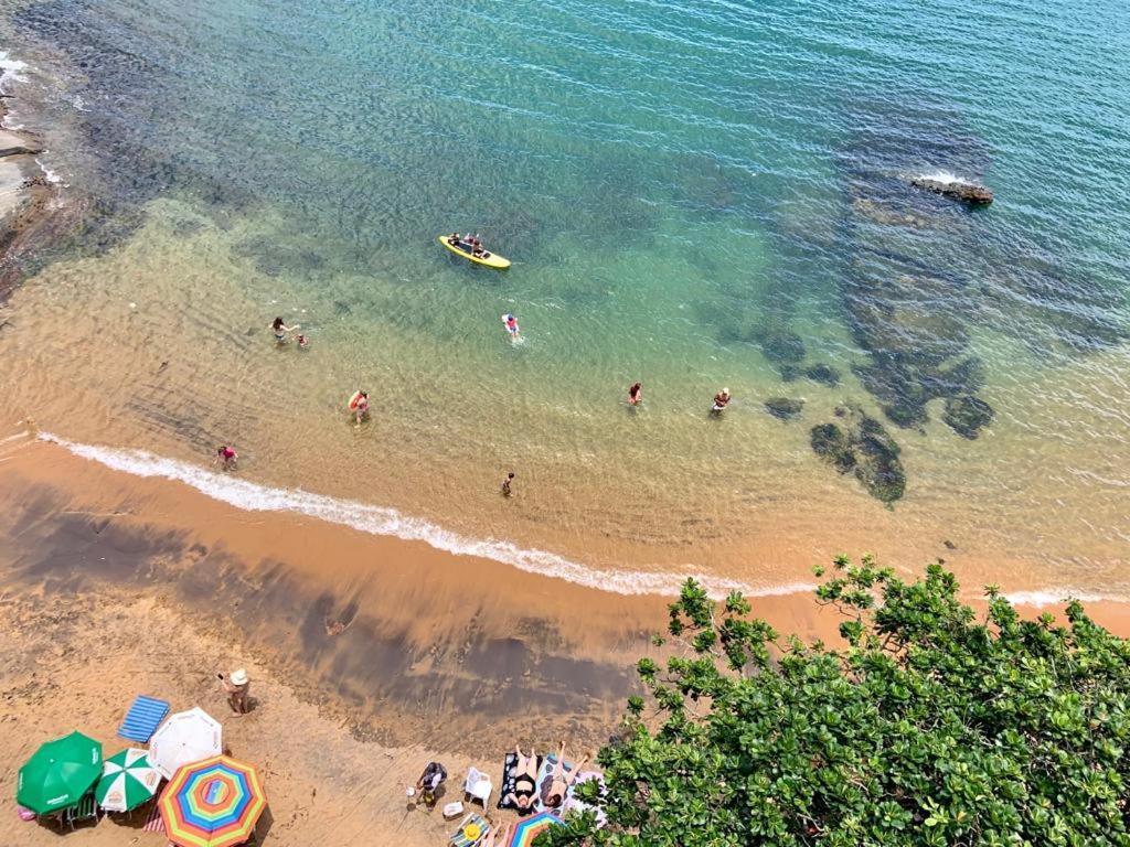 Apartamento Pe Na Areia E Aguas Tranquilas No Centro De Guarapari Luaran gambar