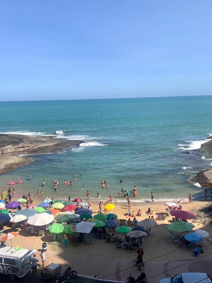 Apartamento Pe Na Areia E Aguas Tranquilas No Centro De Guarapari Luaran gambar