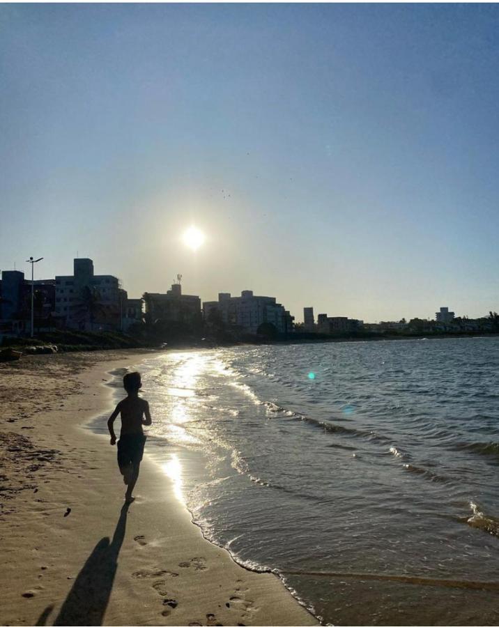 Apartamento Pe Na Areia E Aguas Tranquilas No Centro De Guarapari Luaran gambar